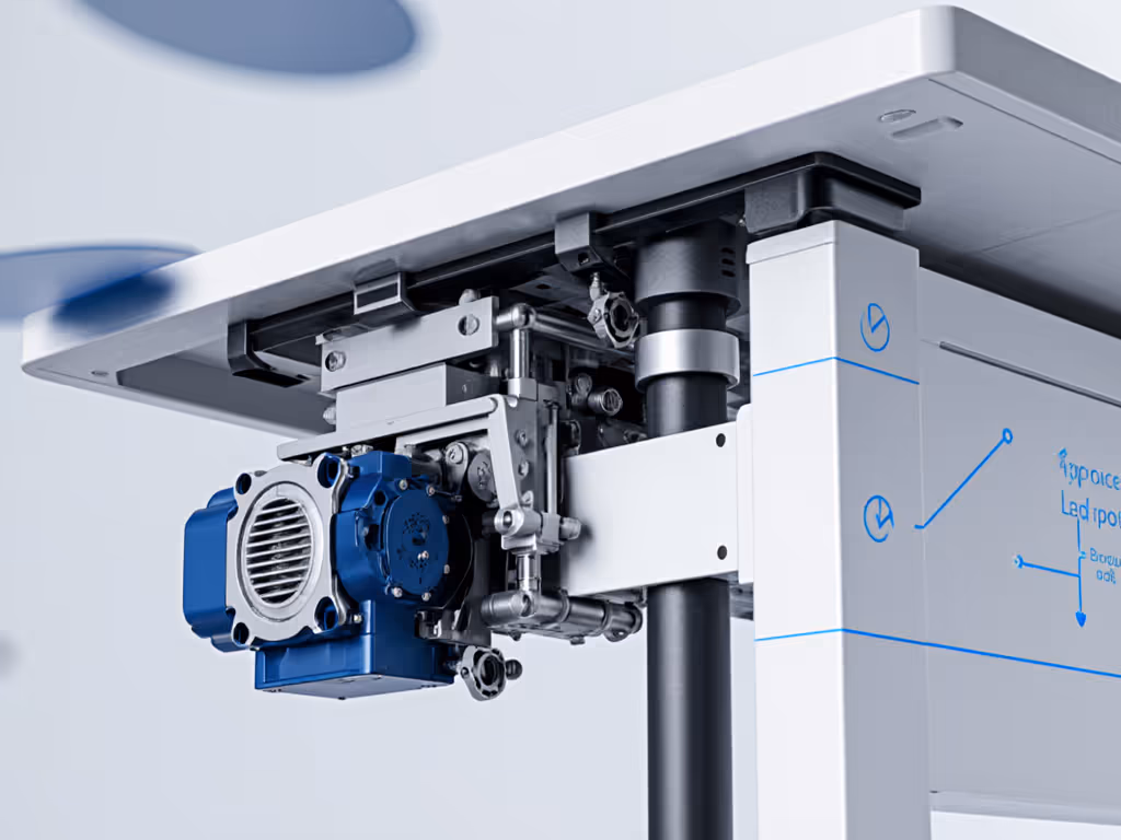 motor_assembly_replacement_in_standing_desk_frame