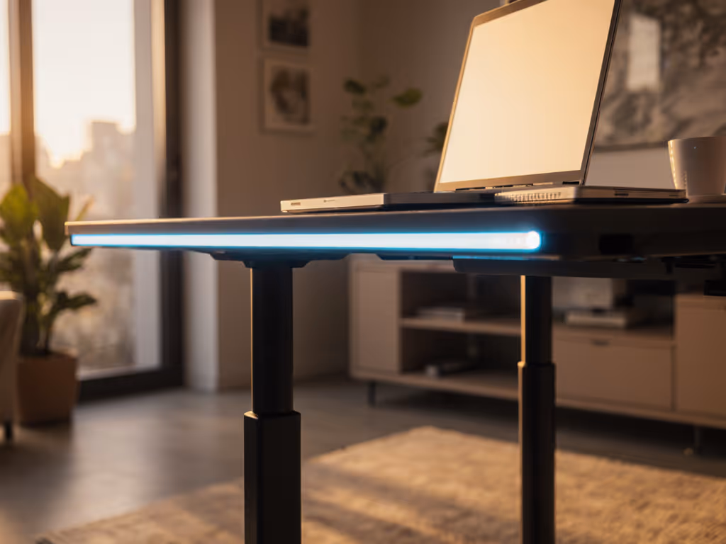 Standing Desks With Built-In Lighting: Eye Strain Proven