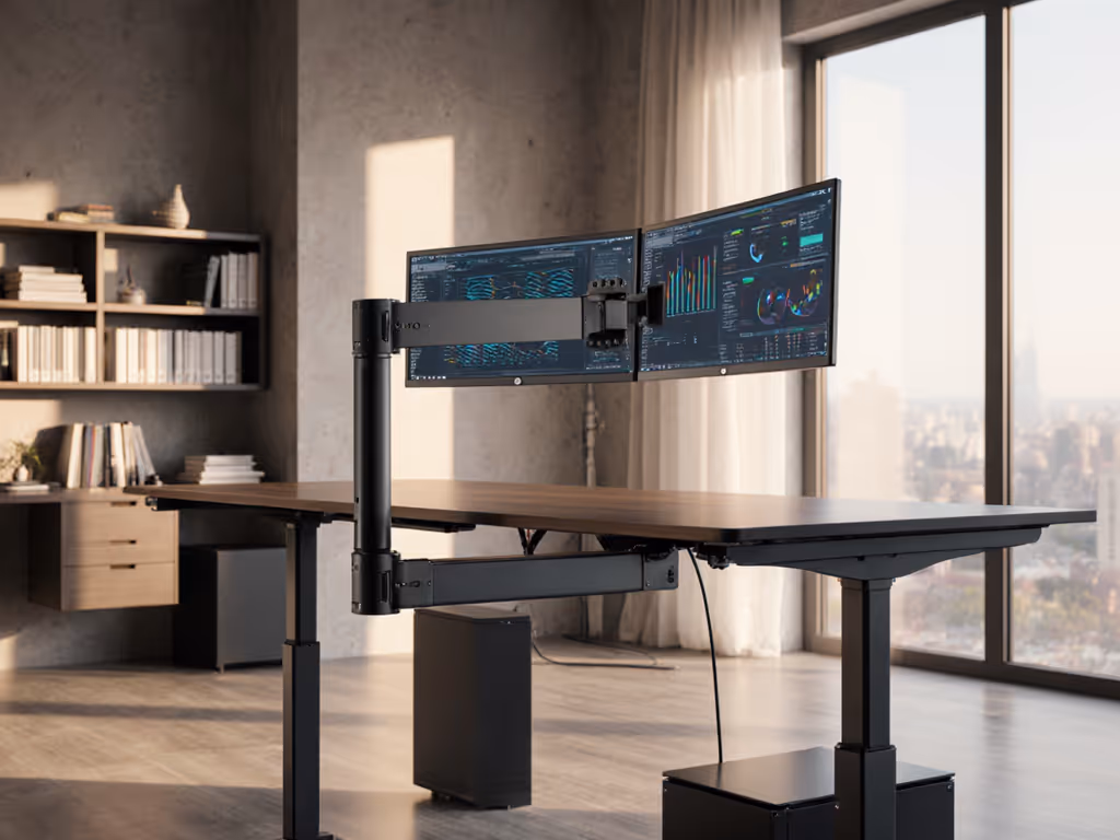 Stop Triple Monitor Wobble: Lab-Tested Stable Desks