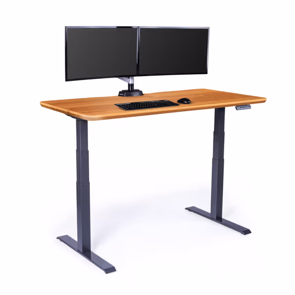 Vari Classic Electric Standing Desk 60"x30", Butcher Block