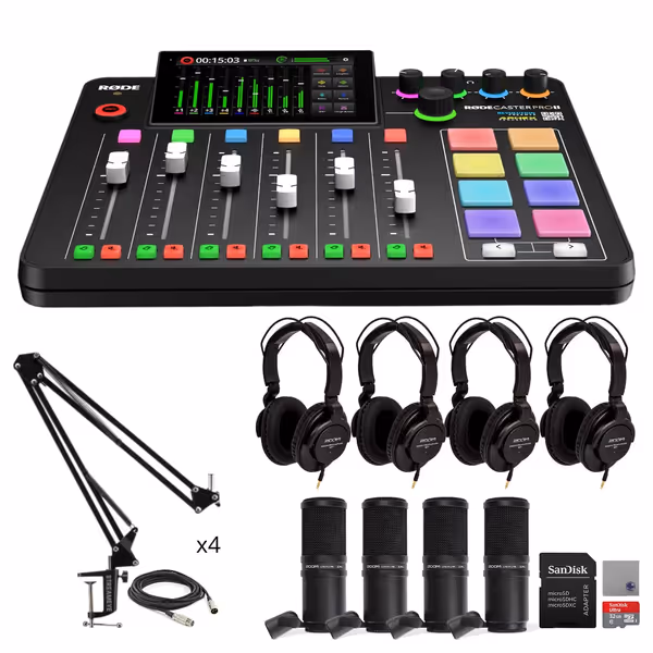 Rode Rodecaster Pro II Production Studio Bundle